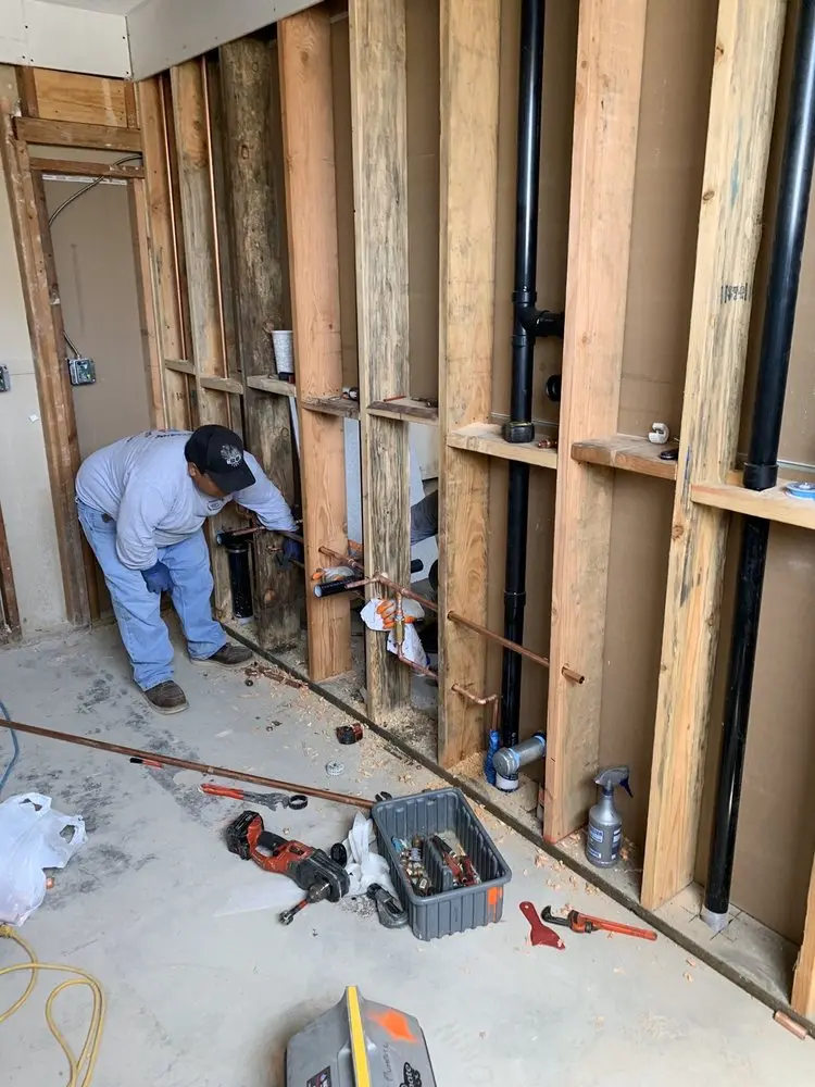Commercial rough-in plumbing for Gas Line Repair in North Olmsted